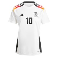 Deutschland Jamal Musiala #10 Fußballbekleidung Heimtrikot Damen EM 2024 Kurzarm